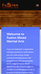 Mobile Screenshot of fusionmma.com
